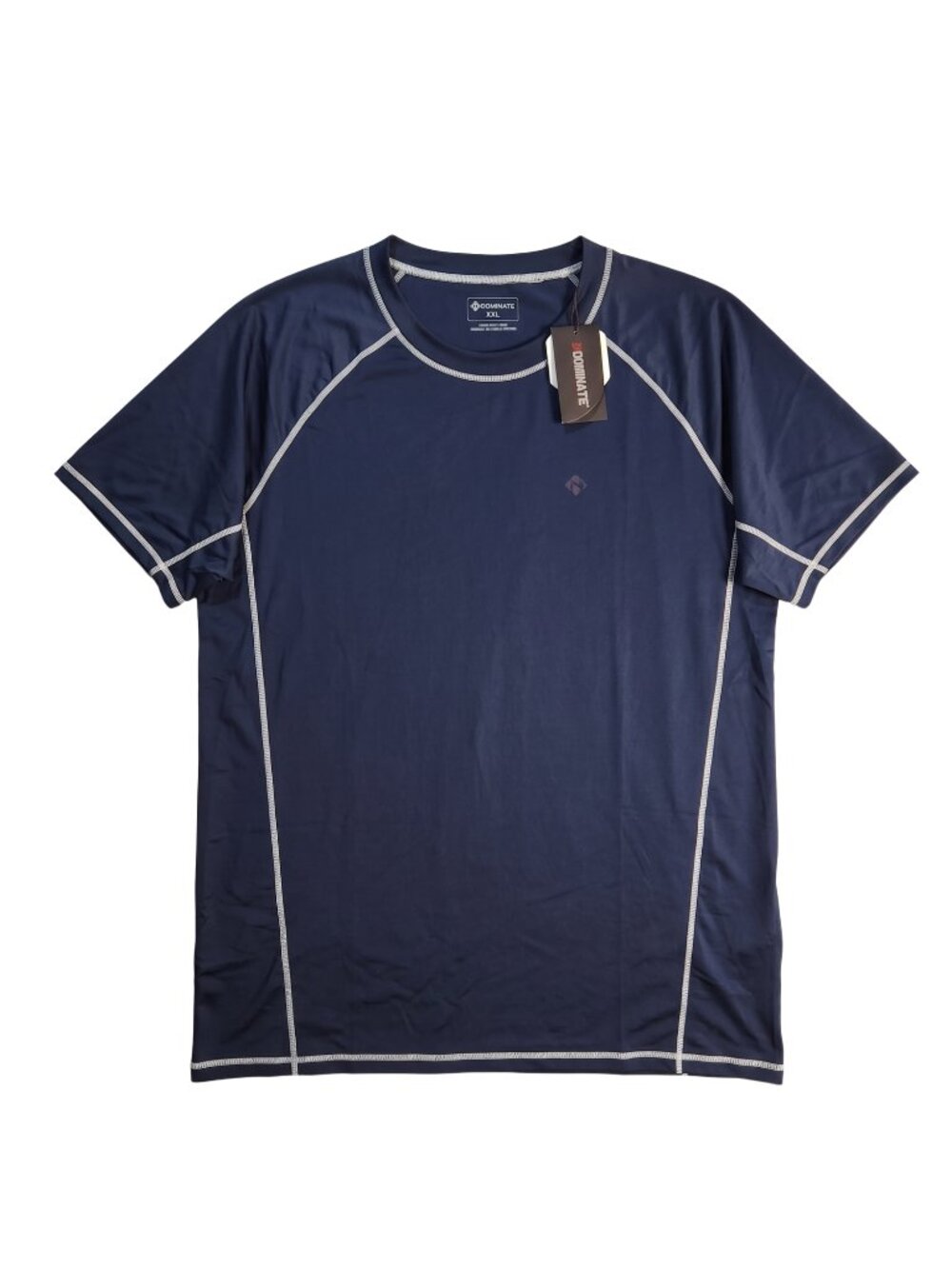 NWT | NOMINATE Navy Blue UPF 50+ Quick Dry Raglan Performance Shirt Pocket | 3XL